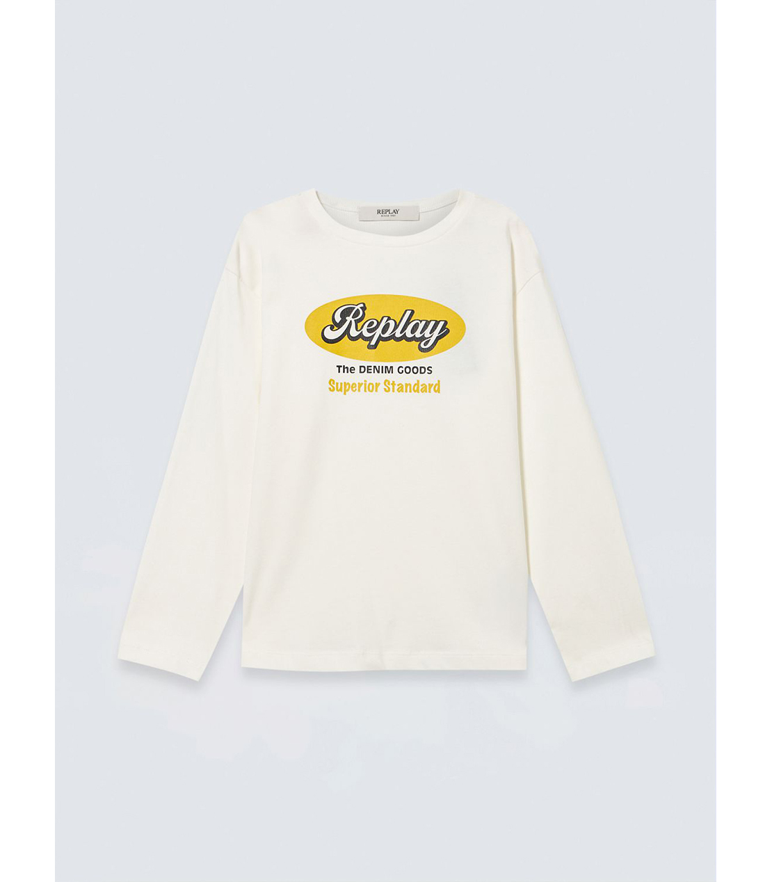 インダストリアルロゴプリント ロングスリーブTシャツ 詳細画像 ホワイト 1